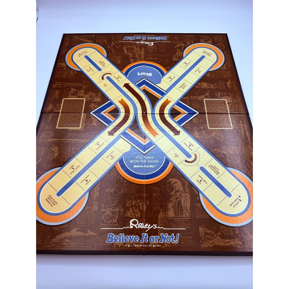 Ripley's Believe It or Not! Vintage 1984 Milton Bradley Trivia Game Complete - Picture 3 of 9